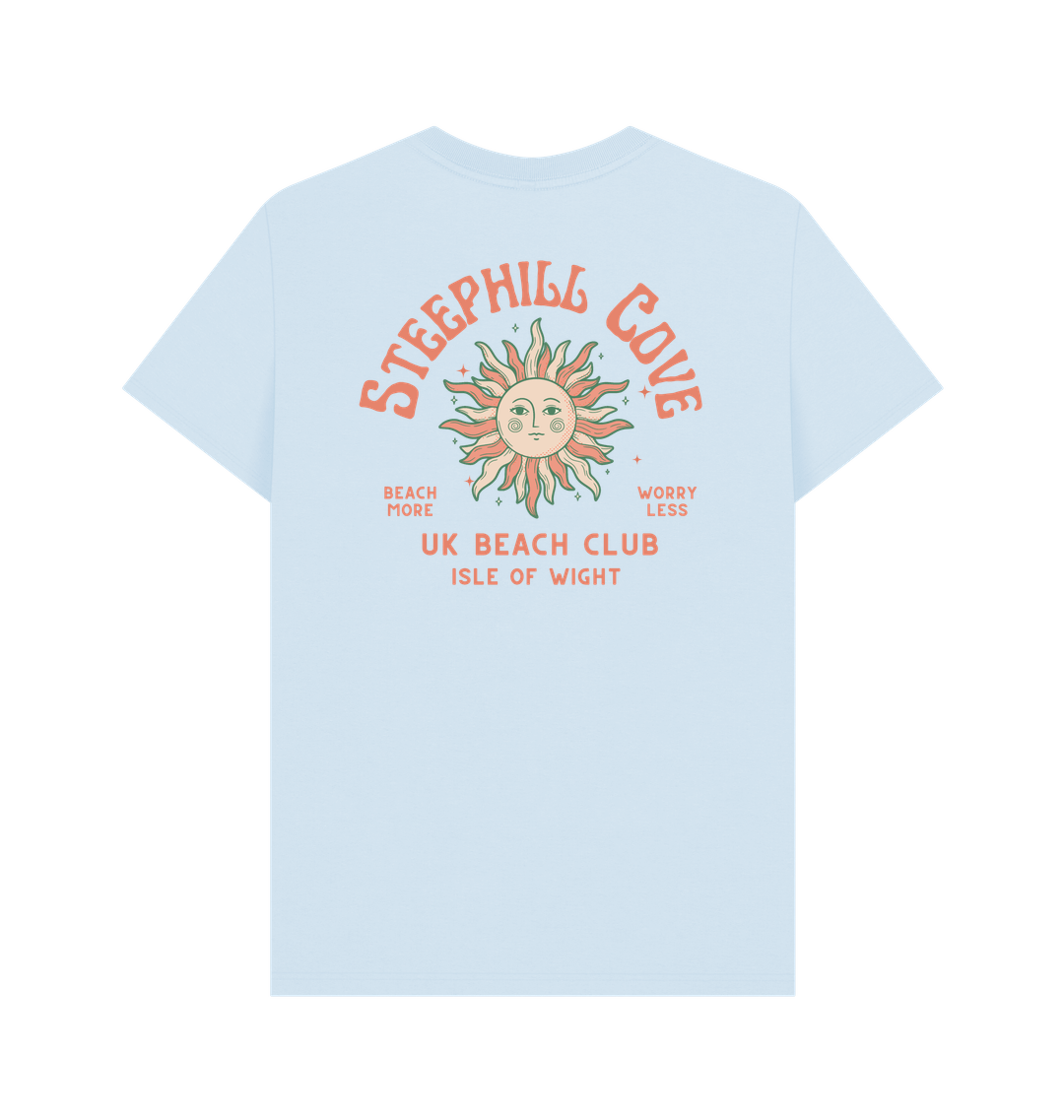 Sky Blue Printed T-shirt