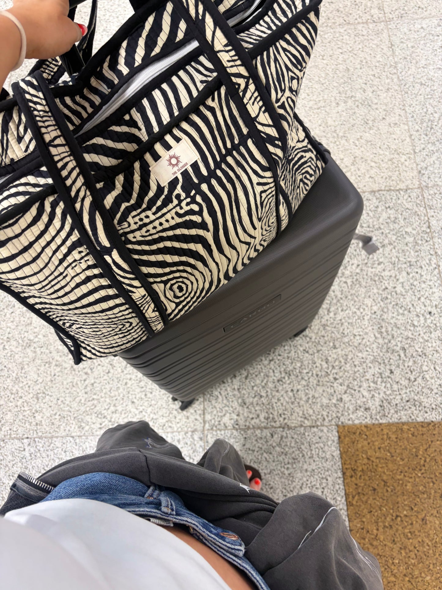 Nomad Zebra Large Tote Bag