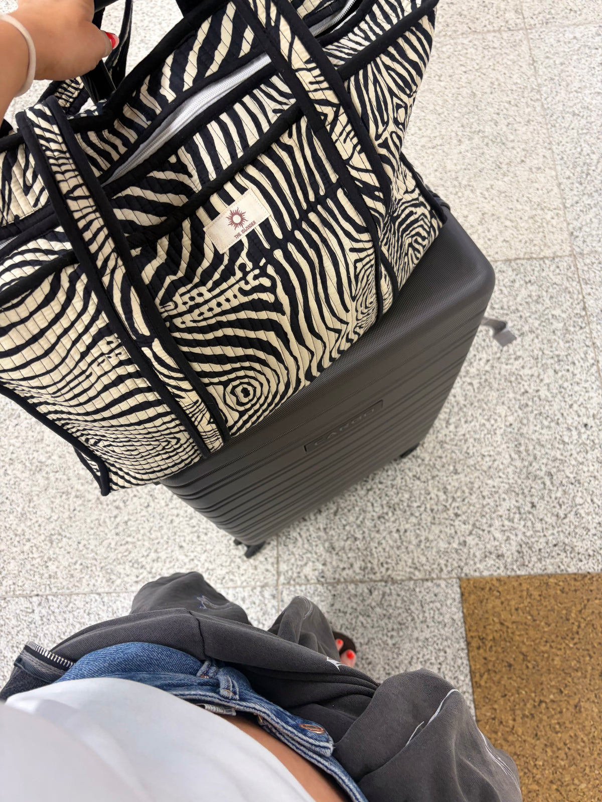 Nomad Zebra Large Tote Bag
