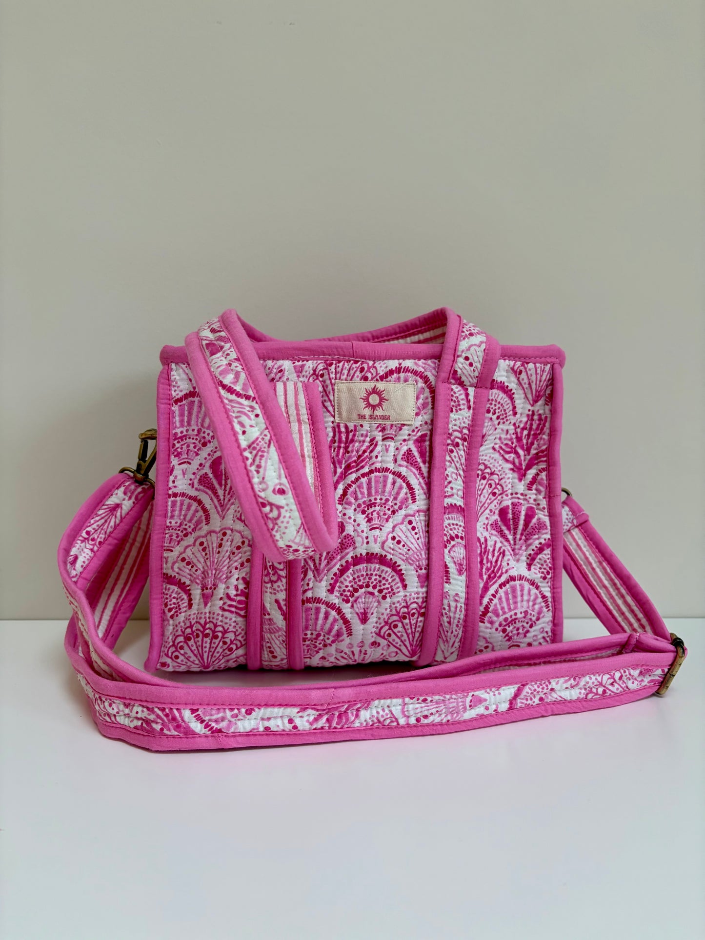 Pink Shells Mini Tote Bag