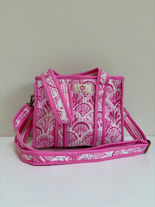Pink Shells Mini Tote Bag