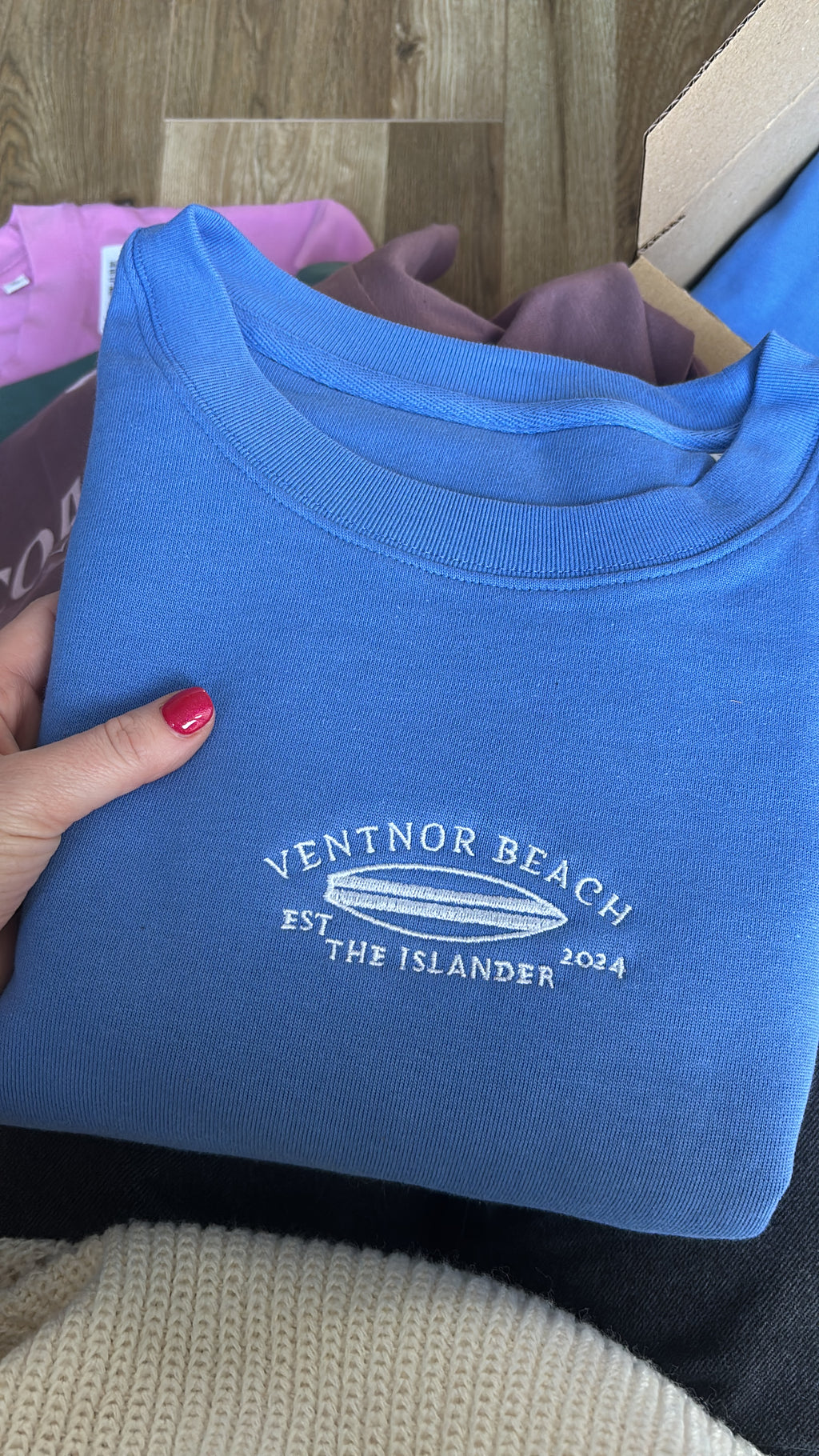 Ventnor Beach Embroidered - Heavyweight Sweatshirt - Stanley/Stella Changer 2.0