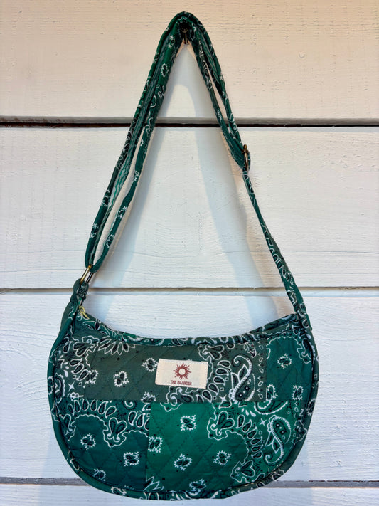 Green Paisley Side Mini