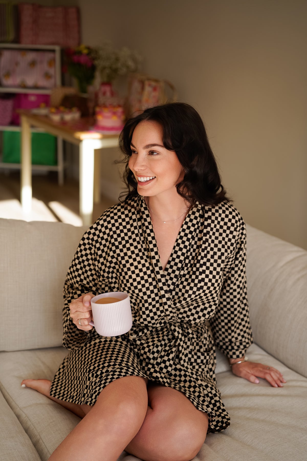 Block Printed Cotton Robe/Kimonos