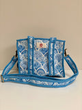 Blue Shell Mini Quilted Bag