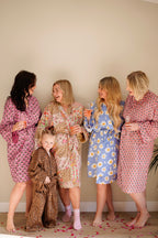 Block Printed Cotton Robe/Kimonos