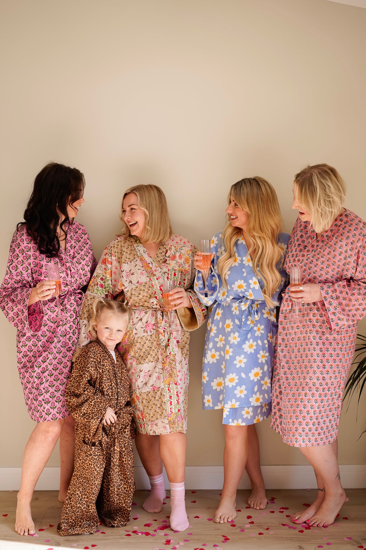 Block Printed Cotton Robe/Kimonos