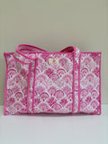 Pink Shell Large Tote Bag
