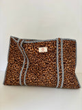Leopard Print & Pink/Orange Leopard Tote Bags