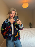Cowgirl/Western Embroidered Velvet Jacket