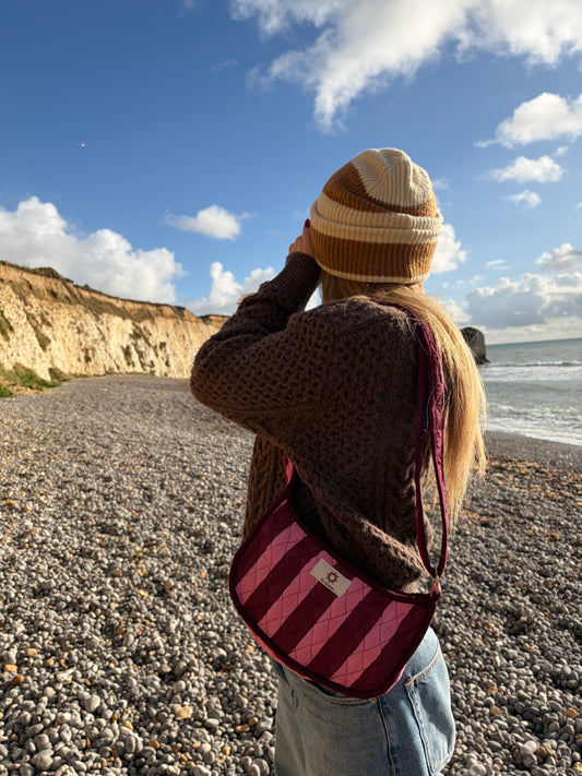 Burgundy & Pink Side Mini