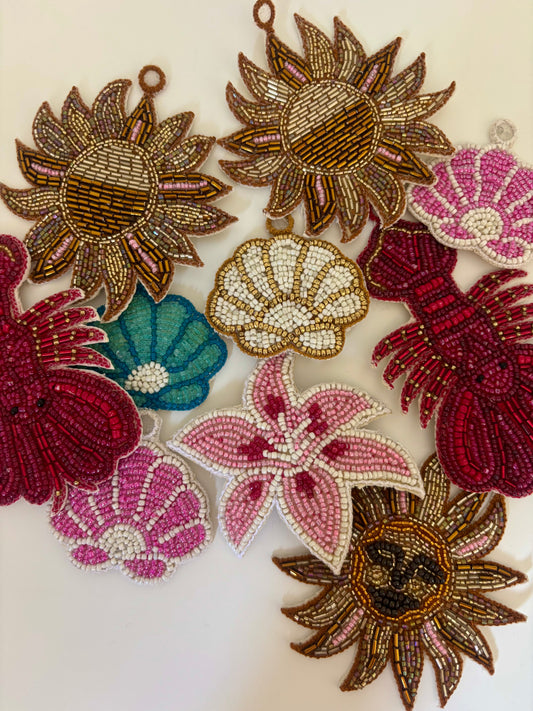 Beaded Bag Charms - Handmade