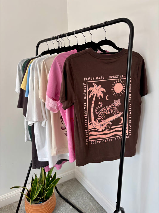 Pink Leopard - Women's Casual Fit - 100% Organic Cotton