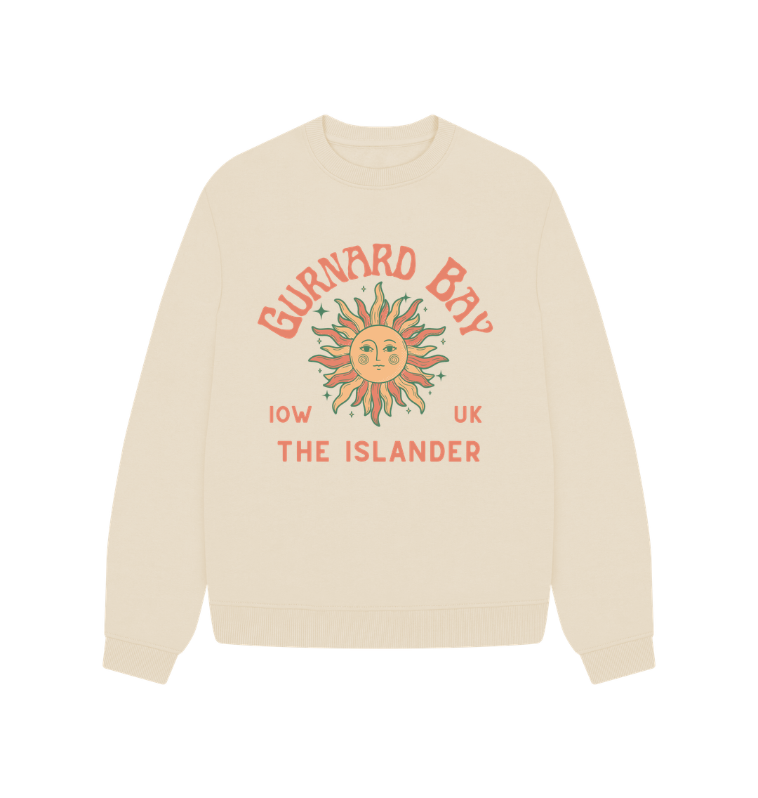 Oat Gurnard Bay- Women's oversized sweatshirt - Sunshine and stars - The Islander