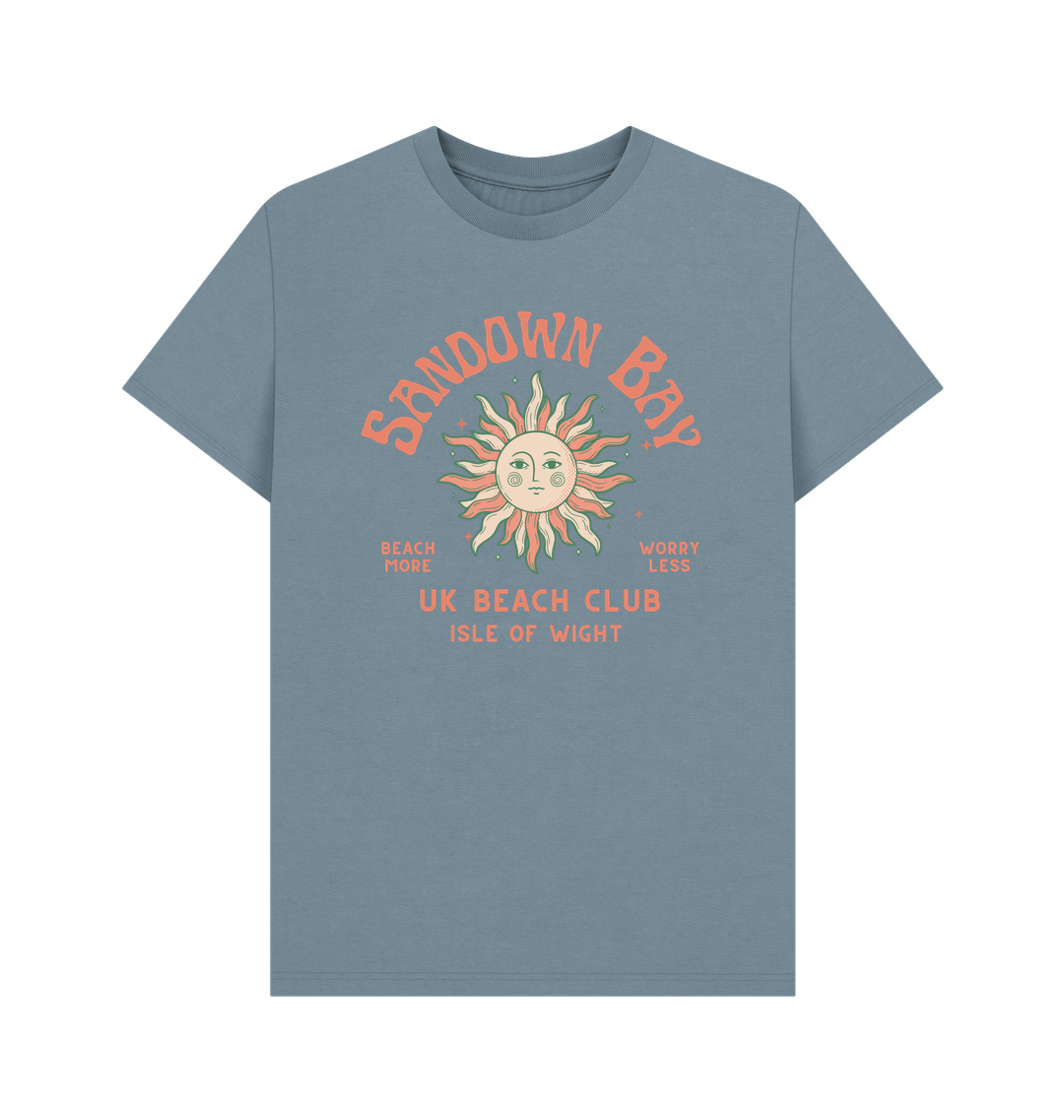 Stone Blue Printed T-shirt