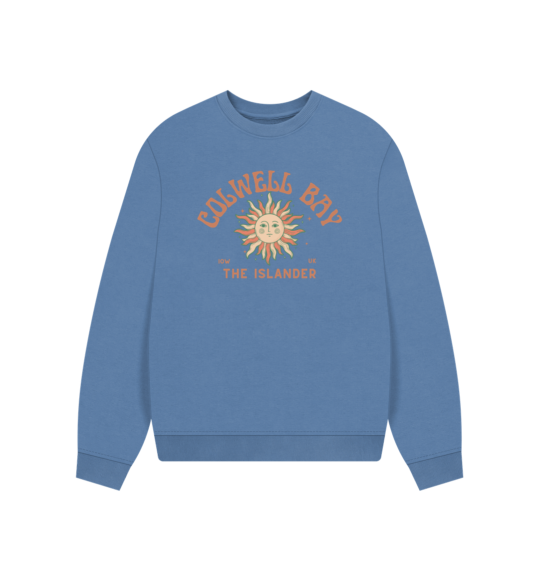 Solent Colwell Bay - The Islander - Women's Oversized Style Sweatshirt.