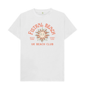 White Fistral Beach - UK Beach club Tee - Unisex Tshirt - Beach More\/Worry Less