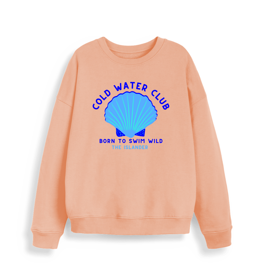 Fraiche Peche Cold Water Club - Women's Oversized Style Sweatshirt