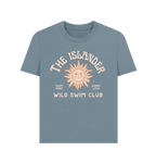 Stone Blue Printed T-shirt