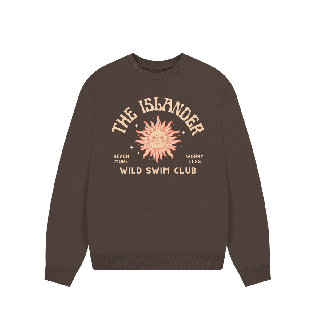 Chocolate Printed Sweater