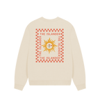 Checkerboard The Islander  - Women's Oversized Style Sweatshirt - Print Back and Front