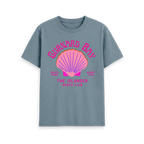 Stone Blue Printed T-shirt Front