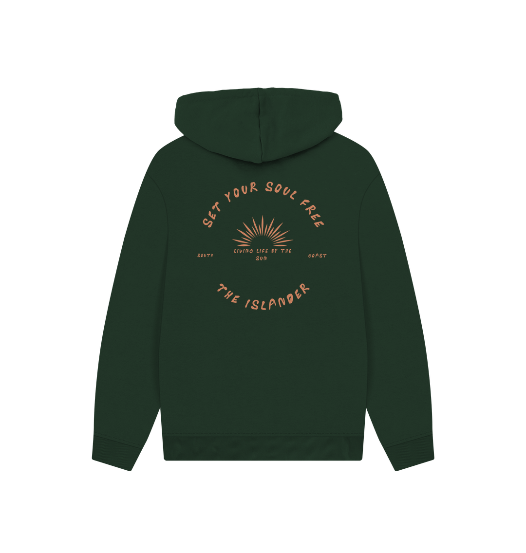 Living Life By The Sun - Unisex Oversized Style Hoodie - Organic Cotton