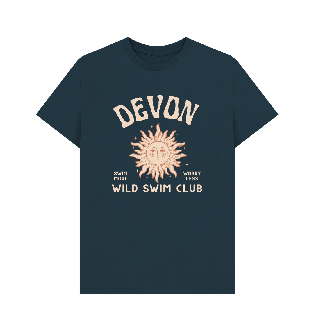 Denim Blue Printed T-shirt