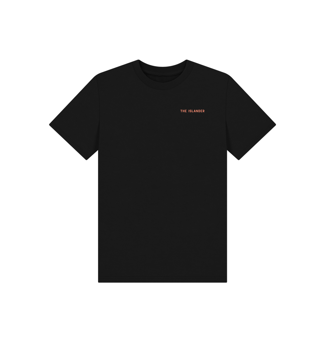 Black Compton Bay - Kids T Shirt -  Organic Cotton - Printed Back and Front