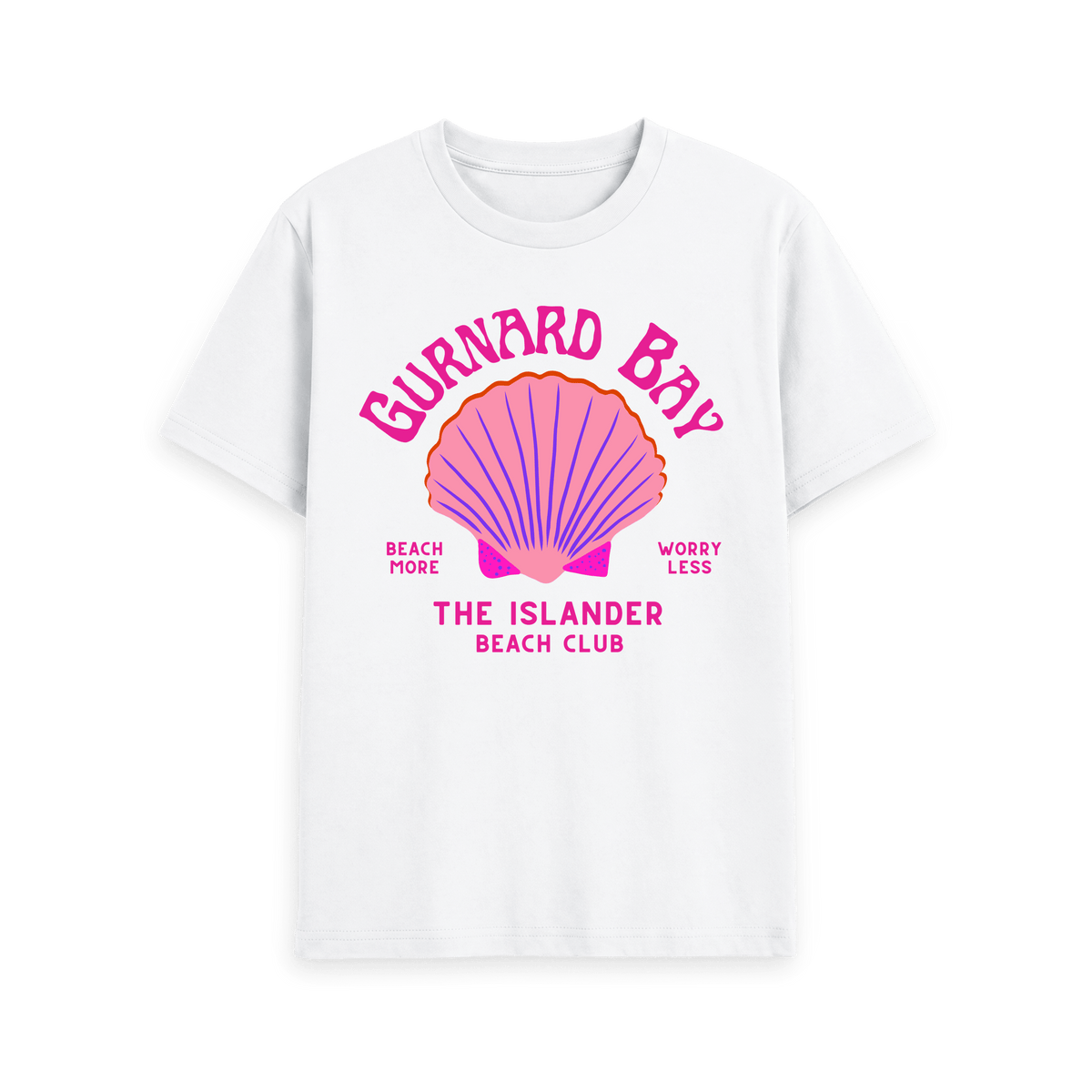 White Printed T-shirt Front