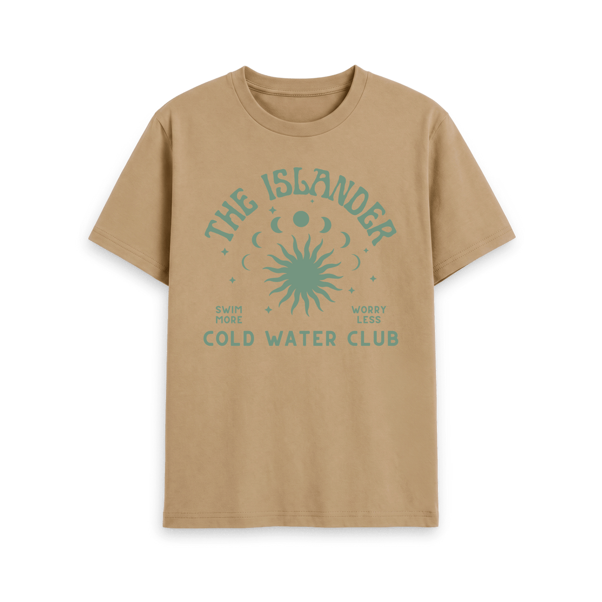 Sand Printed T-shirt Front