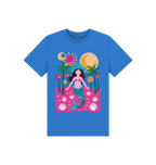 Bright Blue Printed Kids T-Shirt