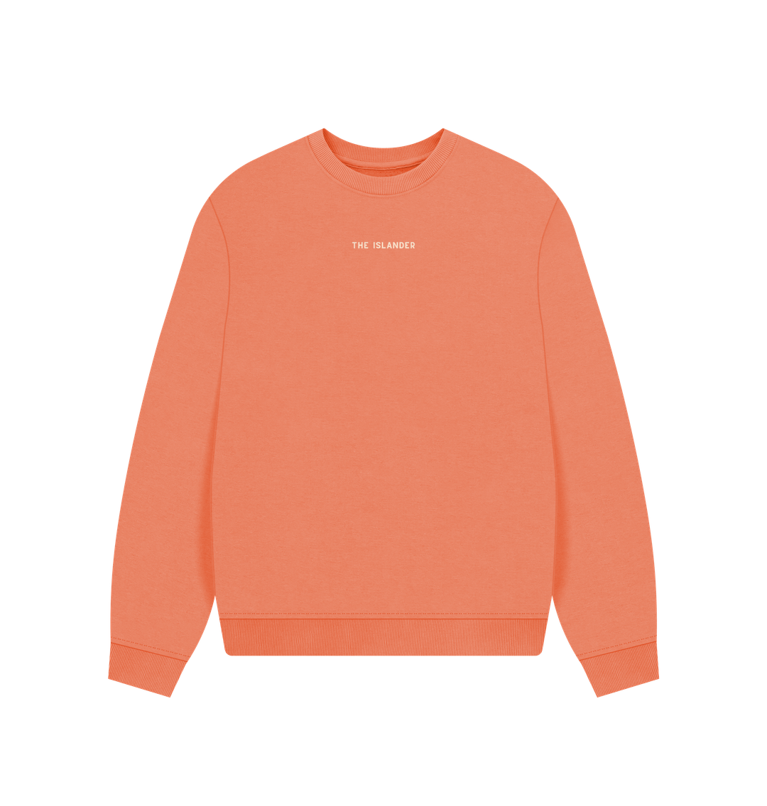 Apricot Durdle Door, Dorset - Wild Swim Club - Women's Oversized Style Sweatshirt