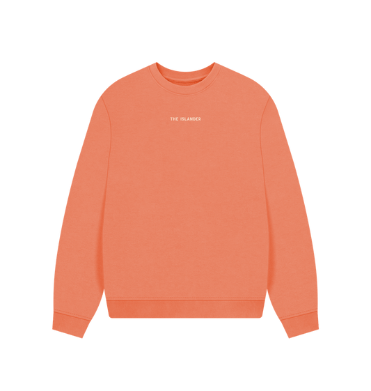 Apricot Durdle Door, Dorset - Wild Swim Club - Women's Oversized Style Sweatshirt