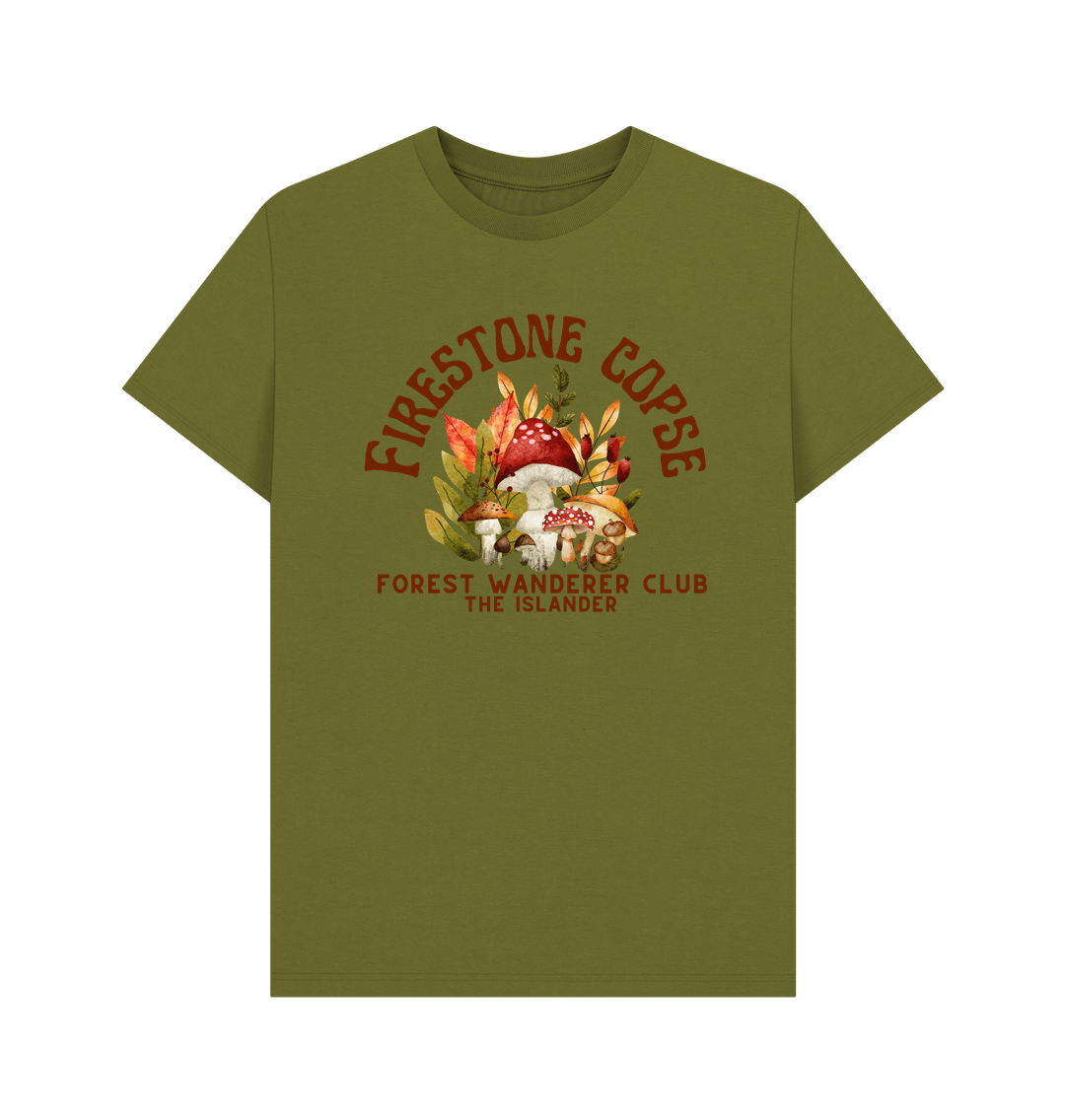 Moss Green Forest Wanderer Club - Firestone Copse - Unisex T Shirt