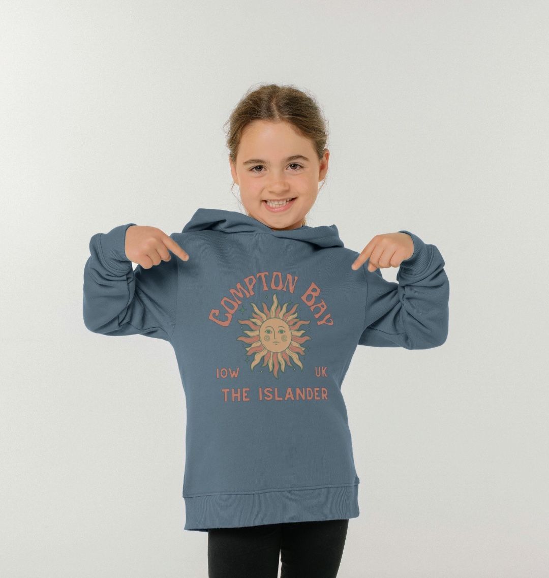 Kids Hoody - Compton Bay - Sunshine - The Islander - Isle of Wight