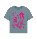 Stone Blue Printed T-shirt
