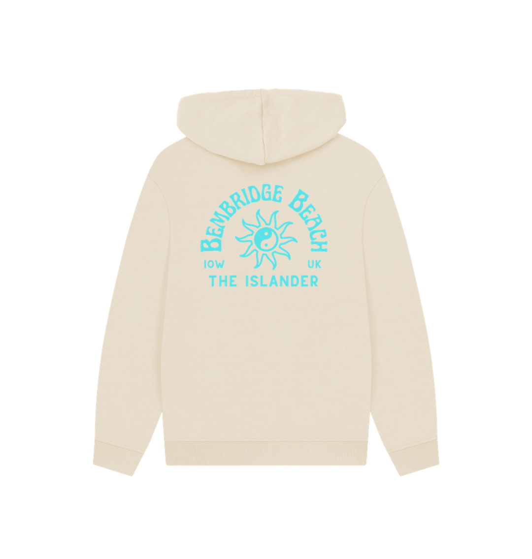 Bembridge Beach - The Islander - Unisex Oversized Style Hoodie - Printed Front And Back