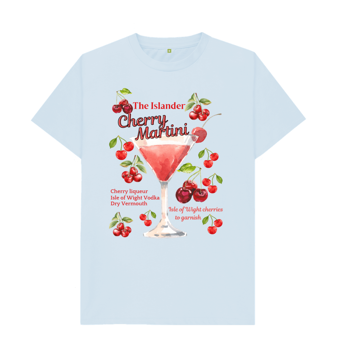 Sky Blue Cherry Martini - The Islander - Cocktail Tee - Unisex