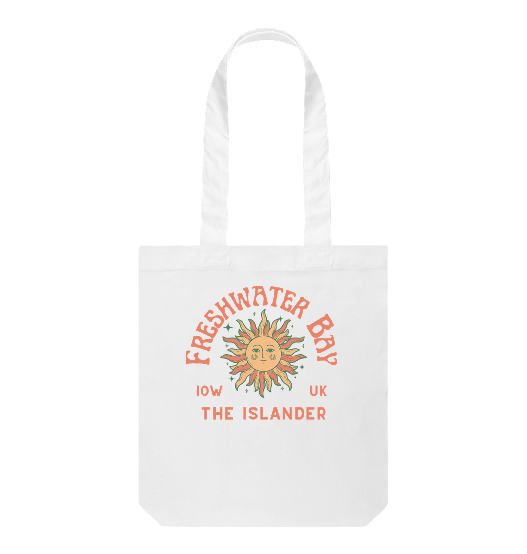 White Freshwater Bay - Sun and Moon - Tote bag