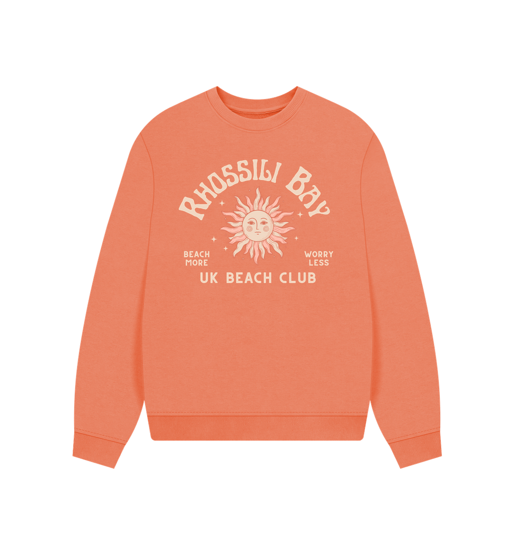 Apricot Printed Sweater