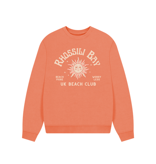 Apricot Printed Sweater