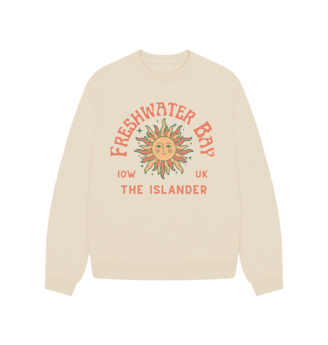 Oat Freshwater Bay - Women's oversized sweatshirt - Sunshine and stars - The Islander