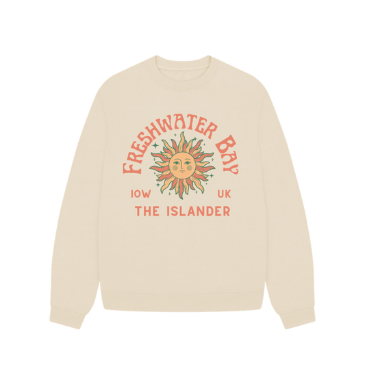 Oat Freshwater Bay - Women's oversized sweatshirt - Sunshine and stars - The Islander