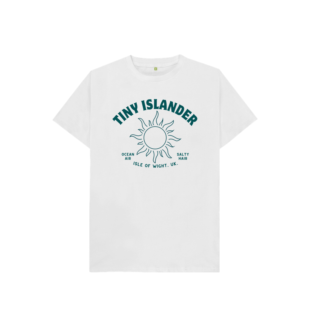 White Tiny Islander - Kids Tshirt