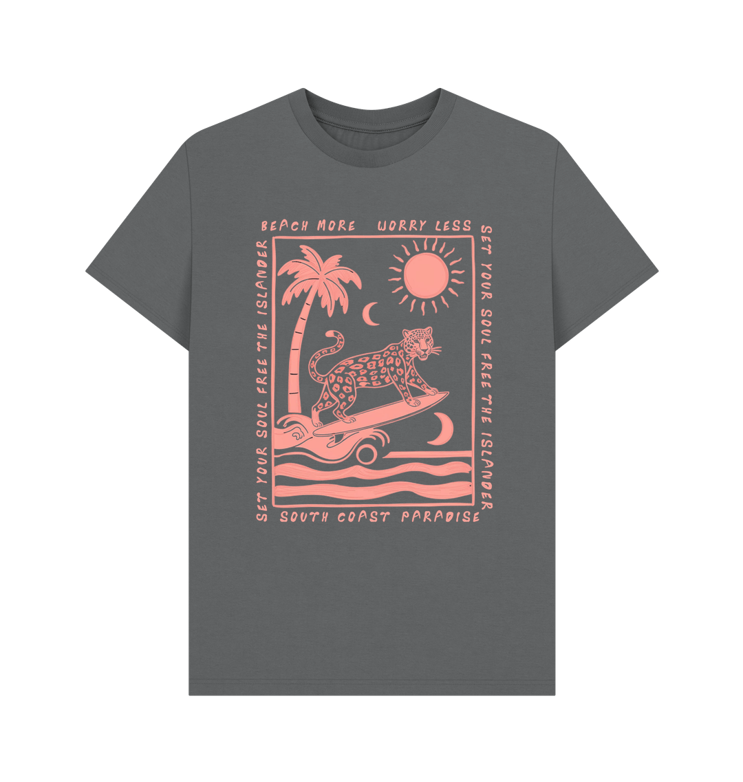 Slate Grey Printed T-shirt
