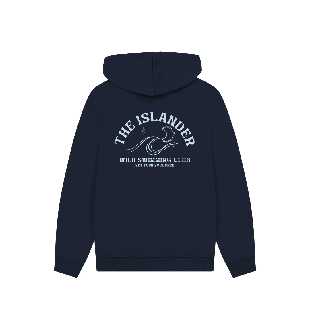 The Islander - Wild Swimming Club - Unisex Oversized Style Hoodie - Organic Cotton