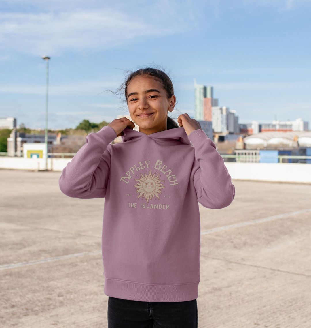 Kids Hoody - Appley Beach - Sunshine - The Islander - Isle of Wight