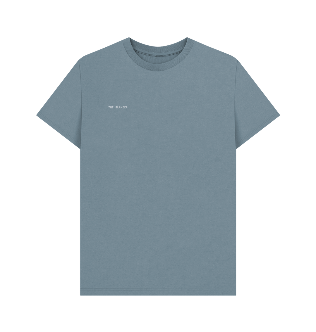 Stone Blue Printed T-shirt