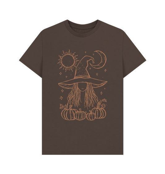 Chocolate Printed T-shirt Front